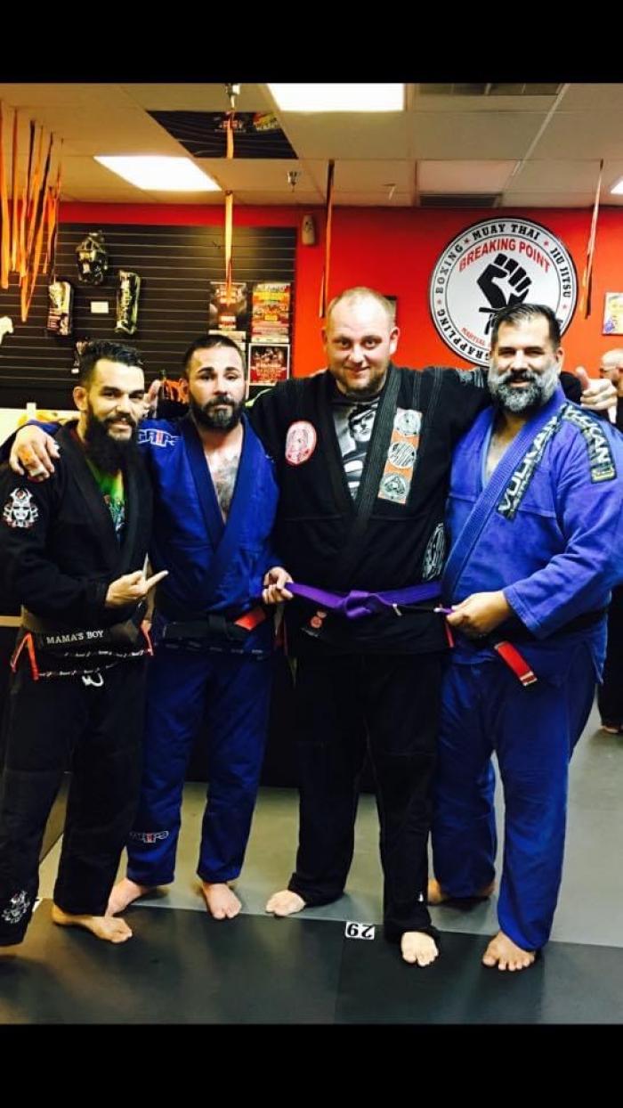 Purple belt · June 9, 2016 · Promoted by Ross Kellin