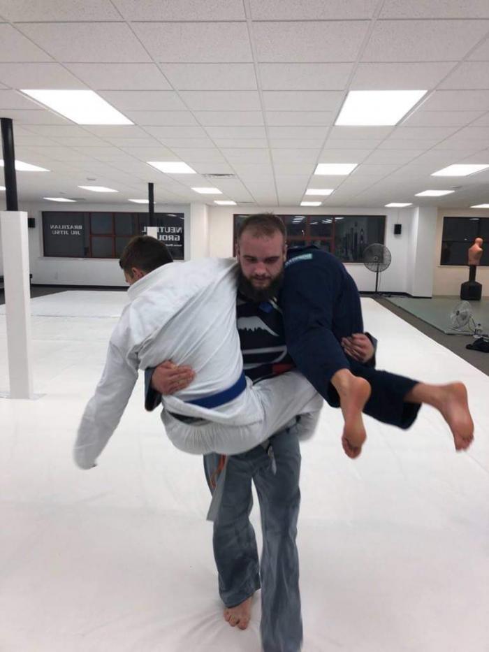 My blue belt ceremony having to carry people - 2018 September 21