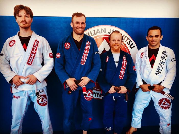 The white belt-days, attending a seminar hosted by Carlos Lemos Jr