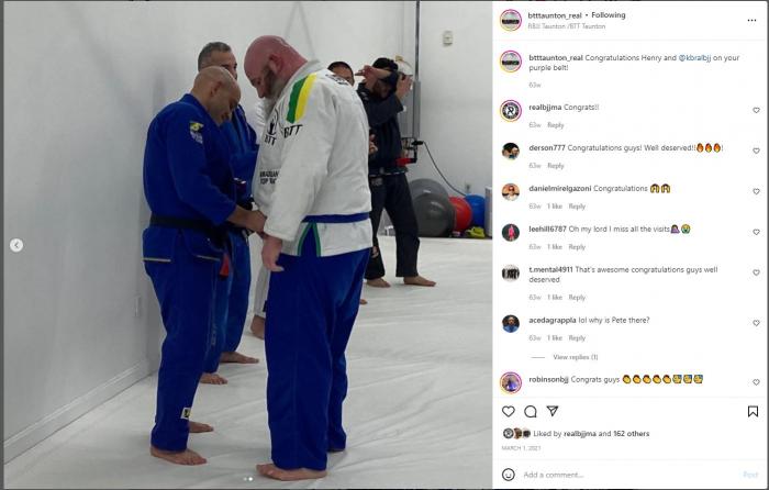 Purple belt · March 1, 2021 · Promoted by Jair Morselli