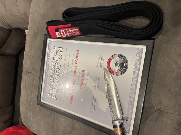 Black belt · March 12, 2022 · Promoted by Pina Simpson