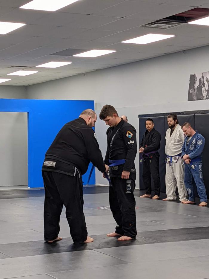 Blue belt · March 10, 2022 · Promoted by Ryan Bowen