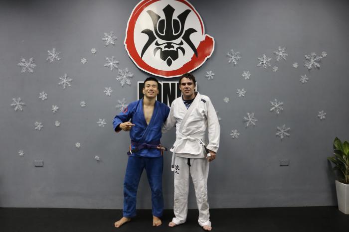 Training with my coach in Vietnam
