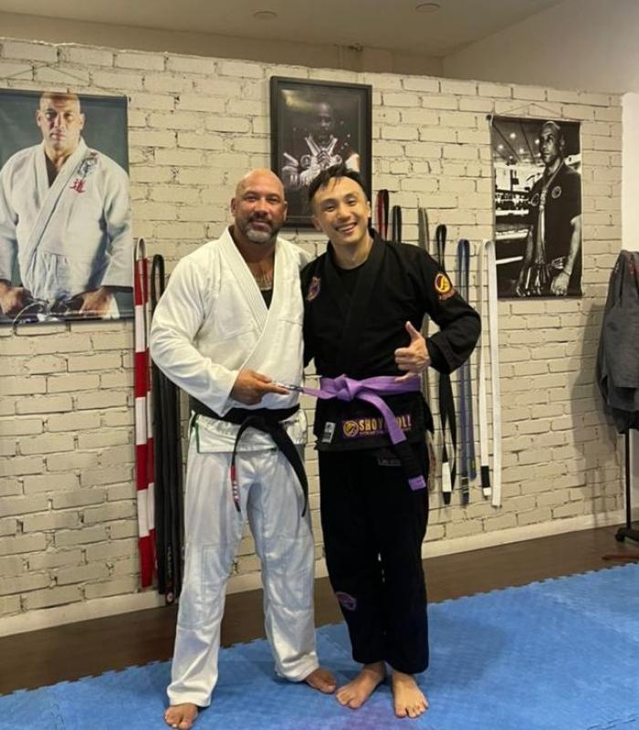 Purple belt · May 20, 2022 · Promoted by Salomao Lima