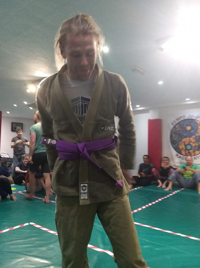 Purple belt · May 22, 2022 · Promoted by Chris Paines