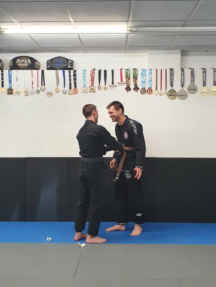 Brown belt · May 21, 2022 · Promoted by Mario Hudelist