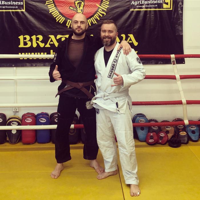 With my trainer Robert Antony