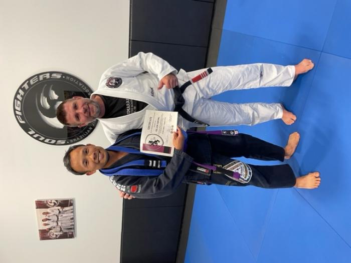 Purple belt · May 16, 2022 · Promoted by Bruno Guimaraes