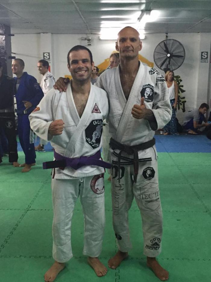 Purple belt · April 1, 2016 · Promoted by Marlon Ribeiro