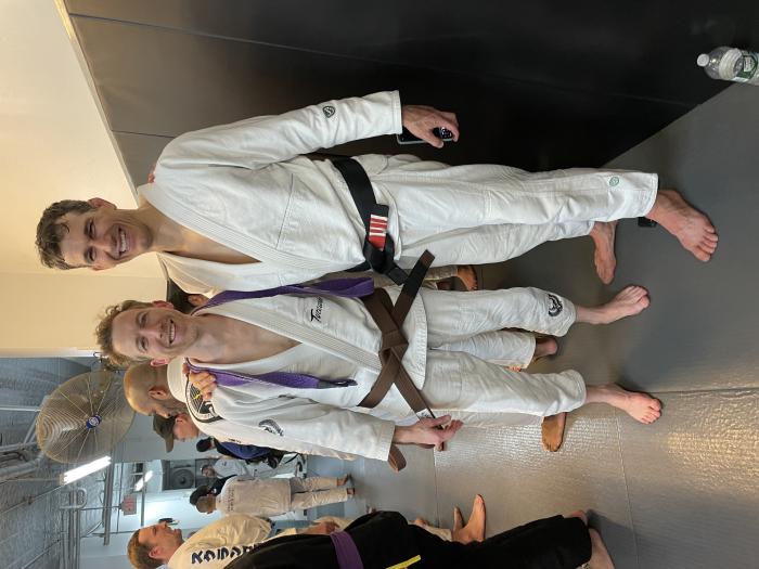 Brown belt · February 22, 2022 · Promoted by Josh Griffiths
