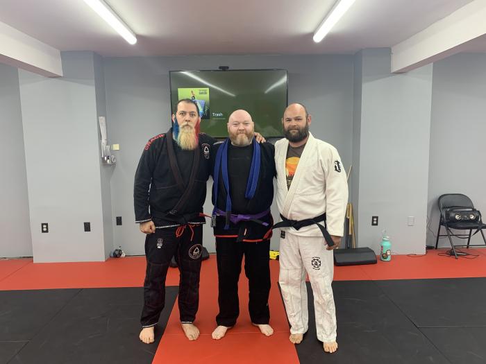 Purple belt · June 29, 2021 · Promoted by Eric Conley