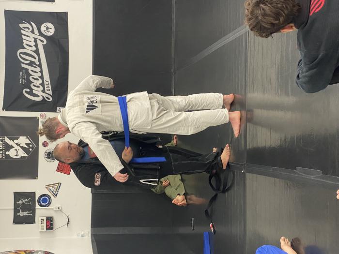 Blue belt · May 26, 2022 · Promoted by Gilbert Olivas