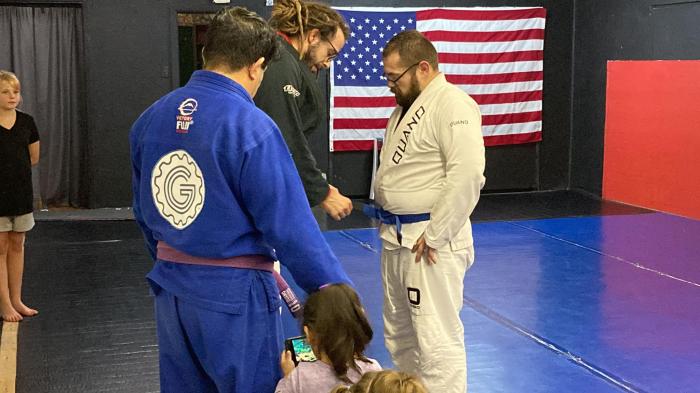 Blue belt · January 11, 2022 · Promoted by Coach Jimmy Olvera