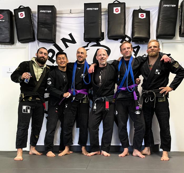 Purple belt · June 4, 2022 · Promoted by Jonas Grönhage