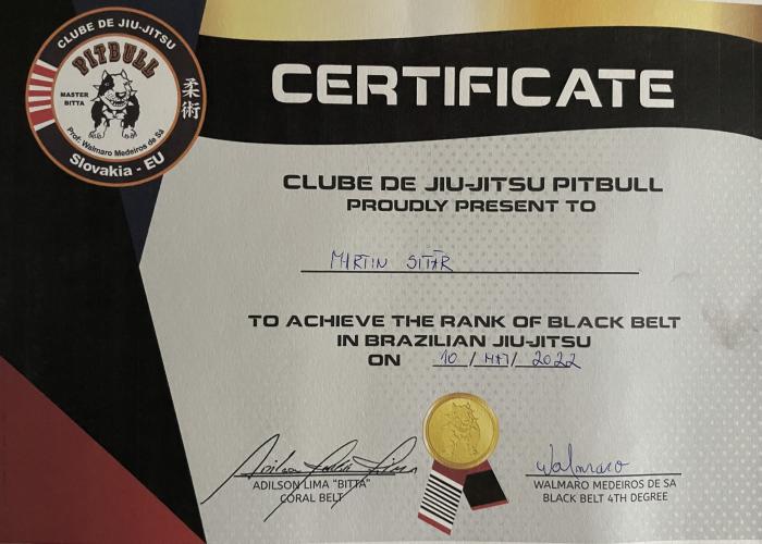 Black belt · May 10, 2022 · Promoted by Adilson Jorge de Lima