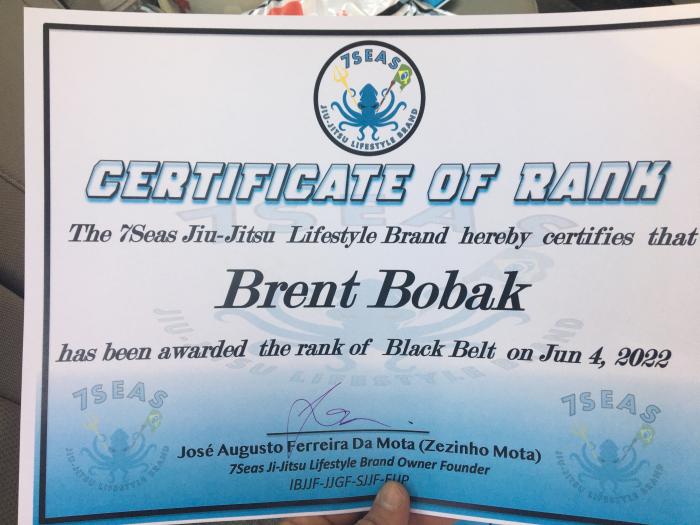 Black belt · June 4, 2022 · Promoted by Jose Augustine Ferreira Da Mota