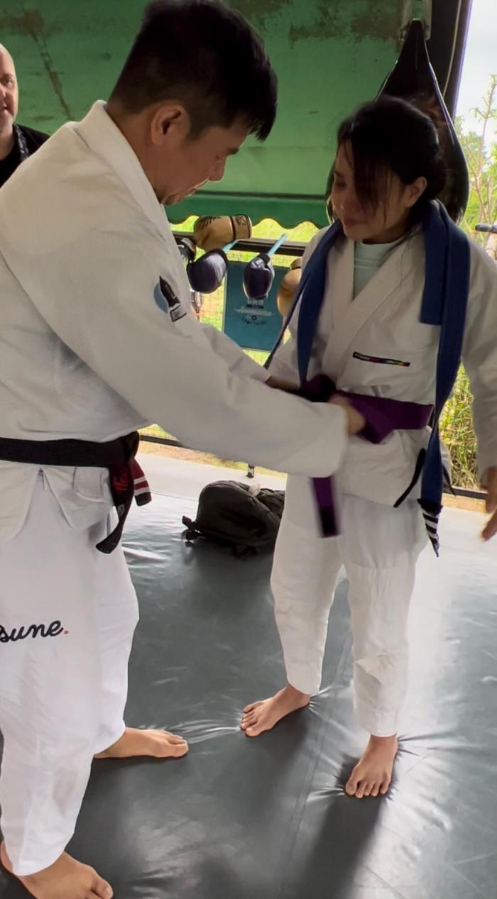 Purple belt · June 4, 2022 · Promoted by Vince Choo