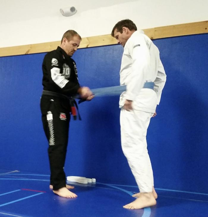 Blue belt · November 11, 2017 · Promoted by Michael Desrosiers