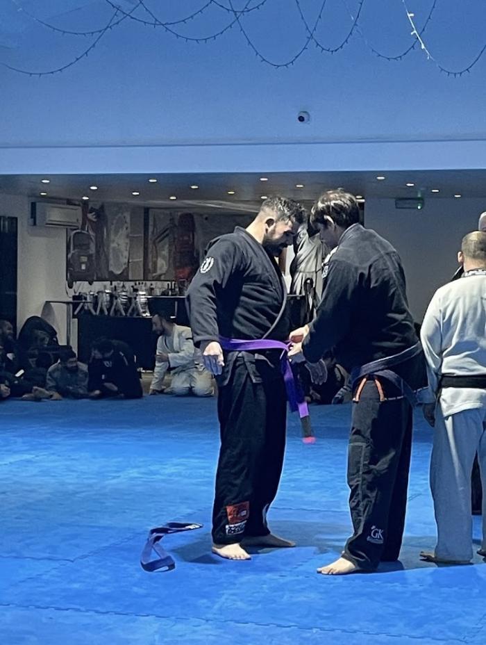 Purple belt · November 1, 2021 · Promoted by Darius Kumana