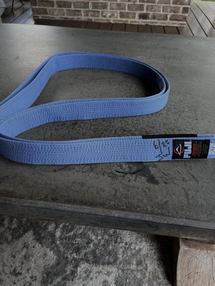 Blue belt · June 11, 2022 · Promoted by Jamie Williams