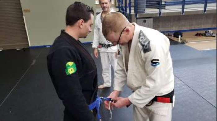 Blue belt · March 18, 2018 · Promoted by Robert Wunderlich