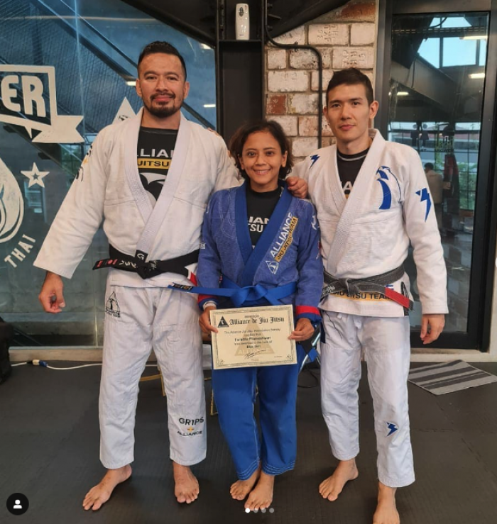Blue belt · November 28, 2020 · Promoted by Deddy Wigraha