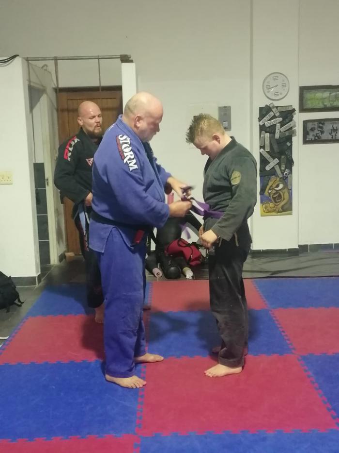 Purple belt · September 8, 2021 · Promoted by John van der Veen