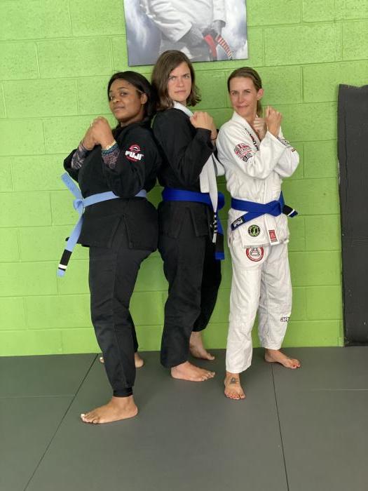 J3 Women grapplers. Our mate got promoted to blue belt. I was her uke for the testing and I am so happy I was able to support her on this journey.