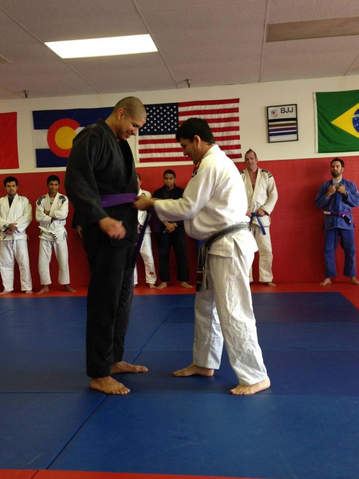 Purple belt · December 21, 2013 · Promoted by Henry Matamoros