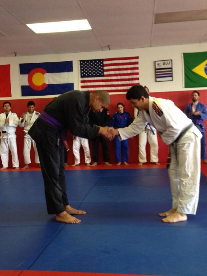 Purple belt · December 21, 2013 · Promoted by Henry Matamoros