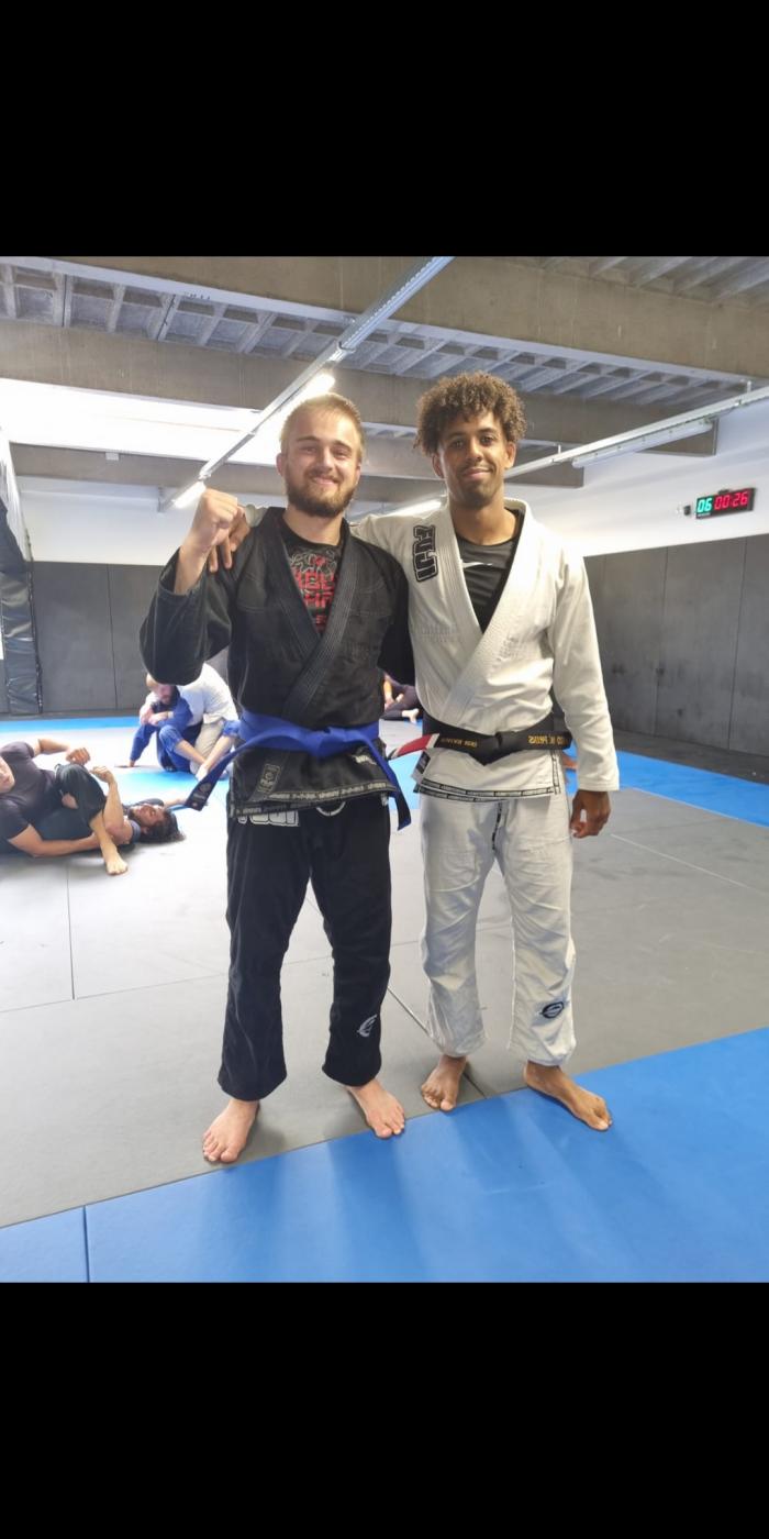 Blue belt · August 28, 2021 · Promoted by Orlando Prins