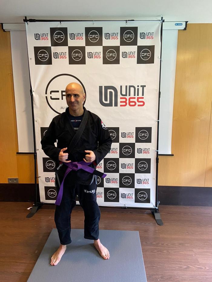Purple belt · July 6, 2024 · Promoted by David Louzan Fidalgo