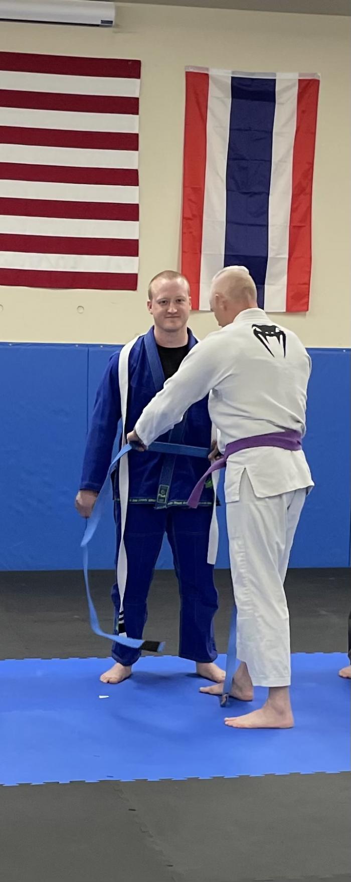 Blue belt · June 5, 2022 · Promoted by Philip Mahan