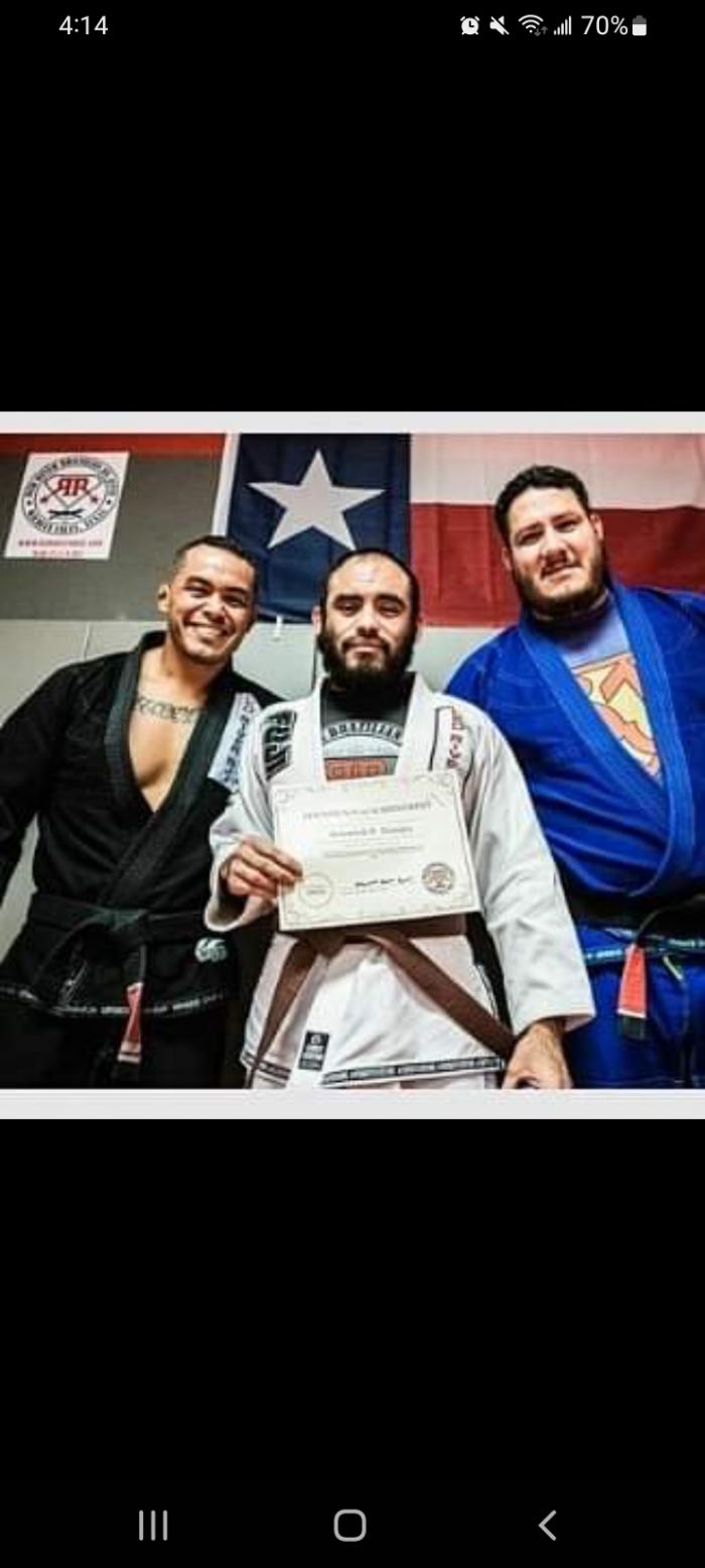 Brown belt · December 20, 2019 · Promoted by Prof Lozano