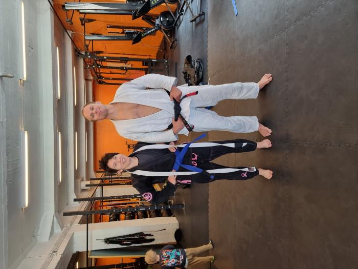 Blue belt · June 19, 2022 · Promoted by Robert Vingsnes