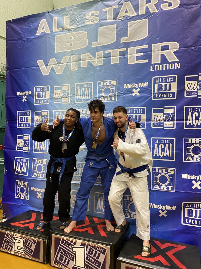 All Stars Winter edition Blue Belt Adult SuperHeavy 2nd place Medalist