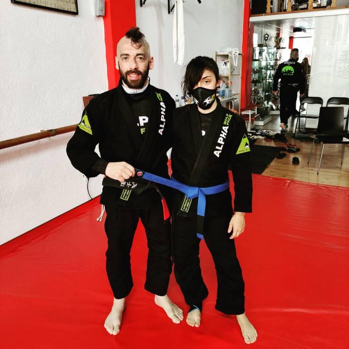 Blue belt · June 6, 2021 · Promoted by Alpha Wolf