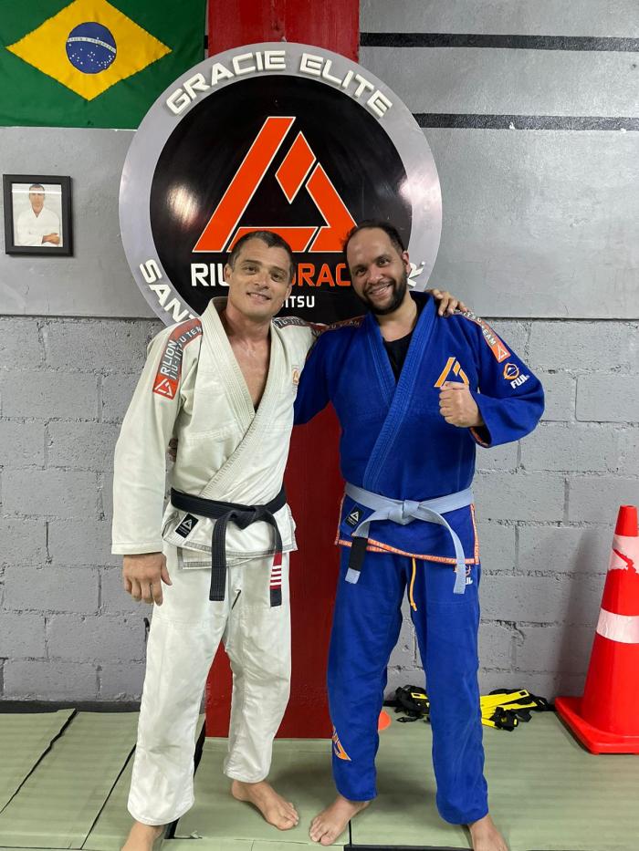 With Duda Mioli. Rilion Gracie Criciuma.