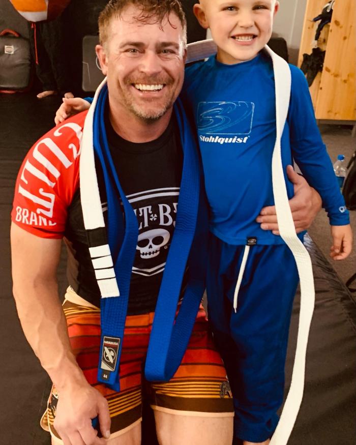 Blue belt · June 22, 2022 · Promoted by Morgan Baggs