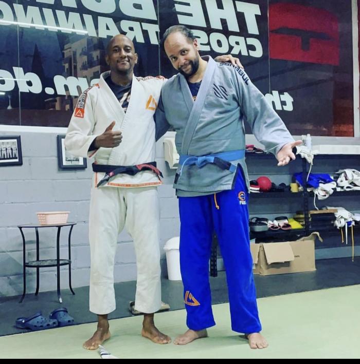 Blue belt promotion by Gesnner Costa. September 2021.