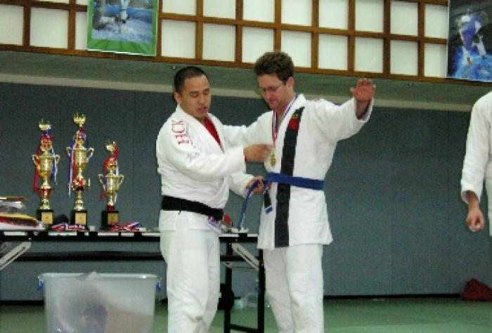 Blue belt · December 11, 2004 · Promoted by Andy Wang