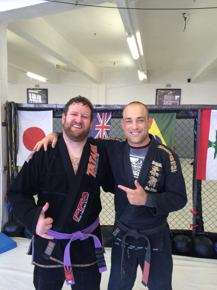 Purple belt · January 10, 2015 · Promoted by Brandon Hoffman