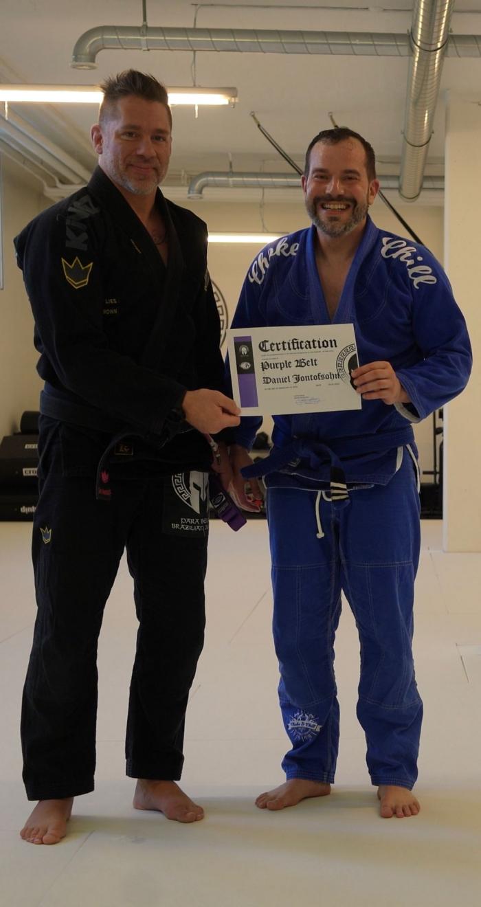 Purple belt · July 3, 2022 · Promoted by Stefan Rüegg