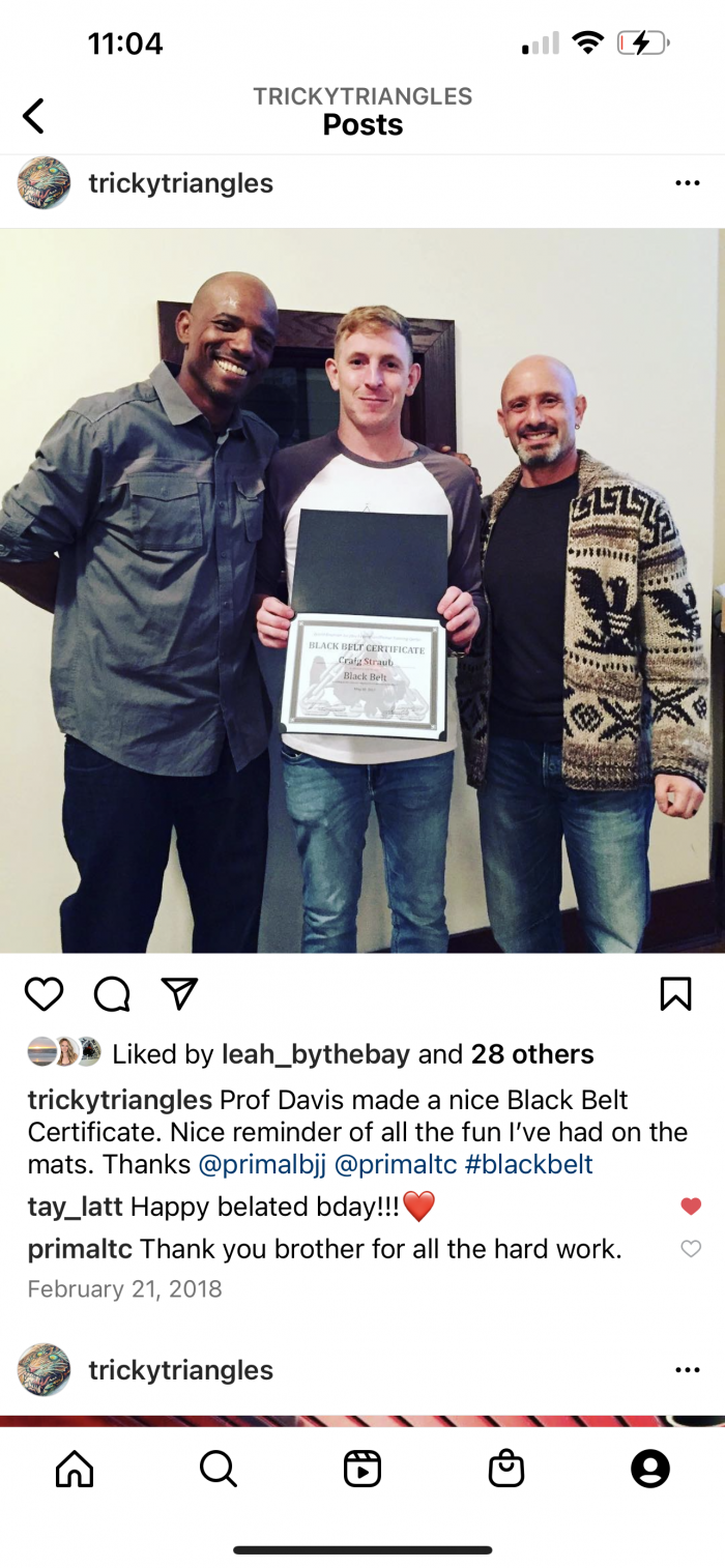 Black belt · May 30, 2017 · Promoted by D. Davis