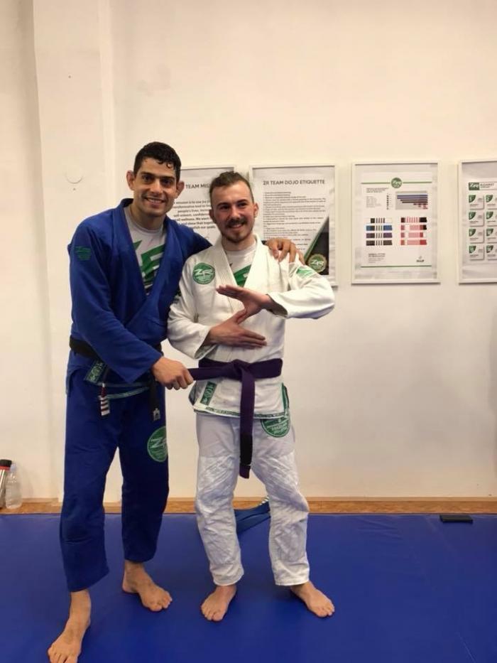 Purple belt · March 11, 2018 · Promoted by Prof Max Carvalho