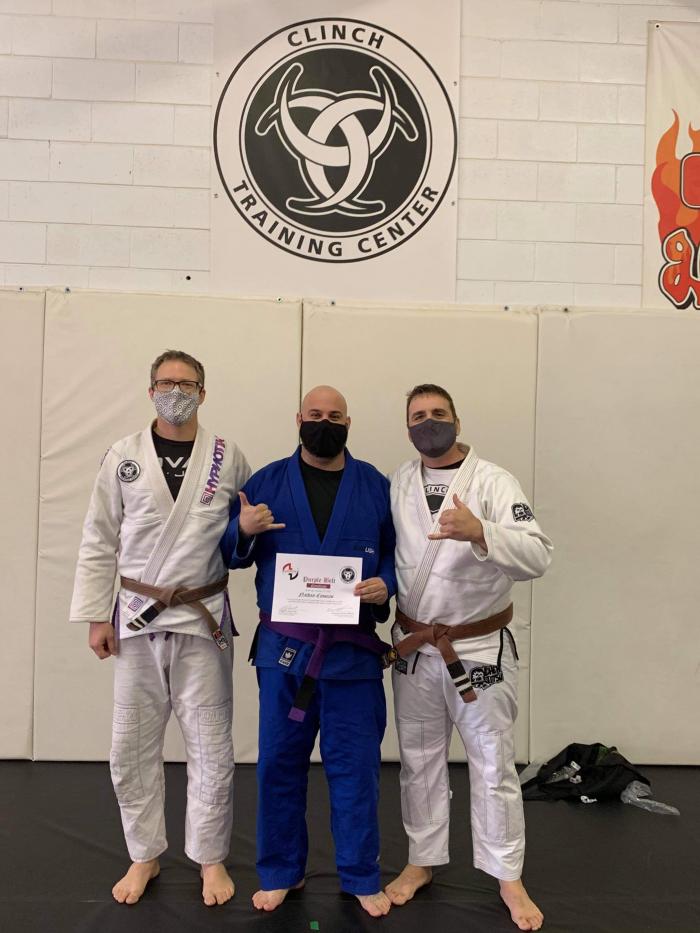 Purple belt · November 21, 2020 · Promoted by Kevin Thibault