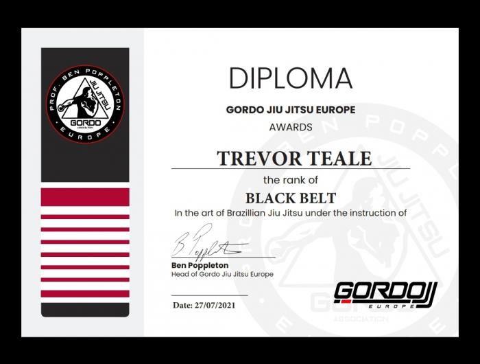 Black belt · July 27, 2021 · Promoted by Rob Stevens