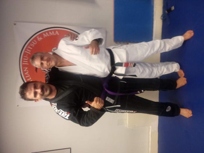 Purple belt · August 6, 2018 · Promoted by Dax Razzano