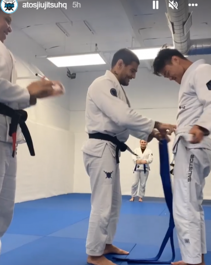 Blue belt · July 14, 2022 · Promoted by Jonnatas Gracie