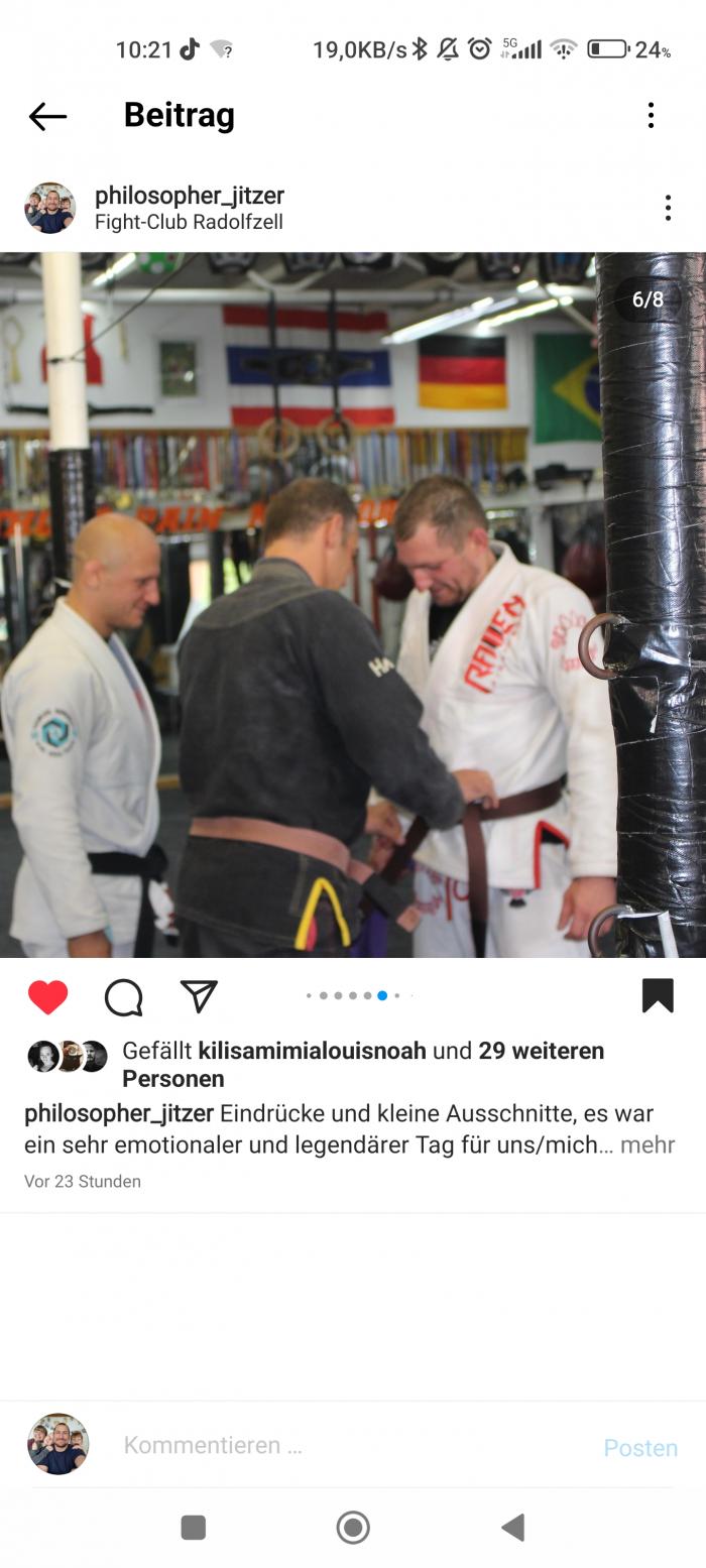 Brown belt · July 9, 2022 · Promoted by Matthias Bernard